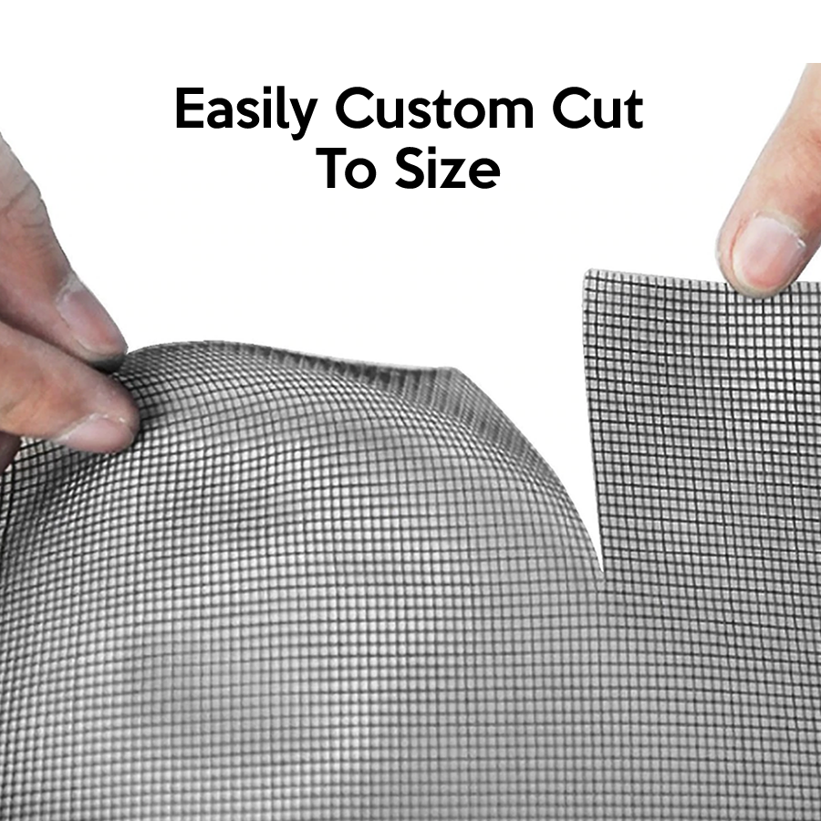 Replacement Flyscreen Mesh - Standard Mesh (Grey), 1000mm x 1000mm / 39" x 39", image 3