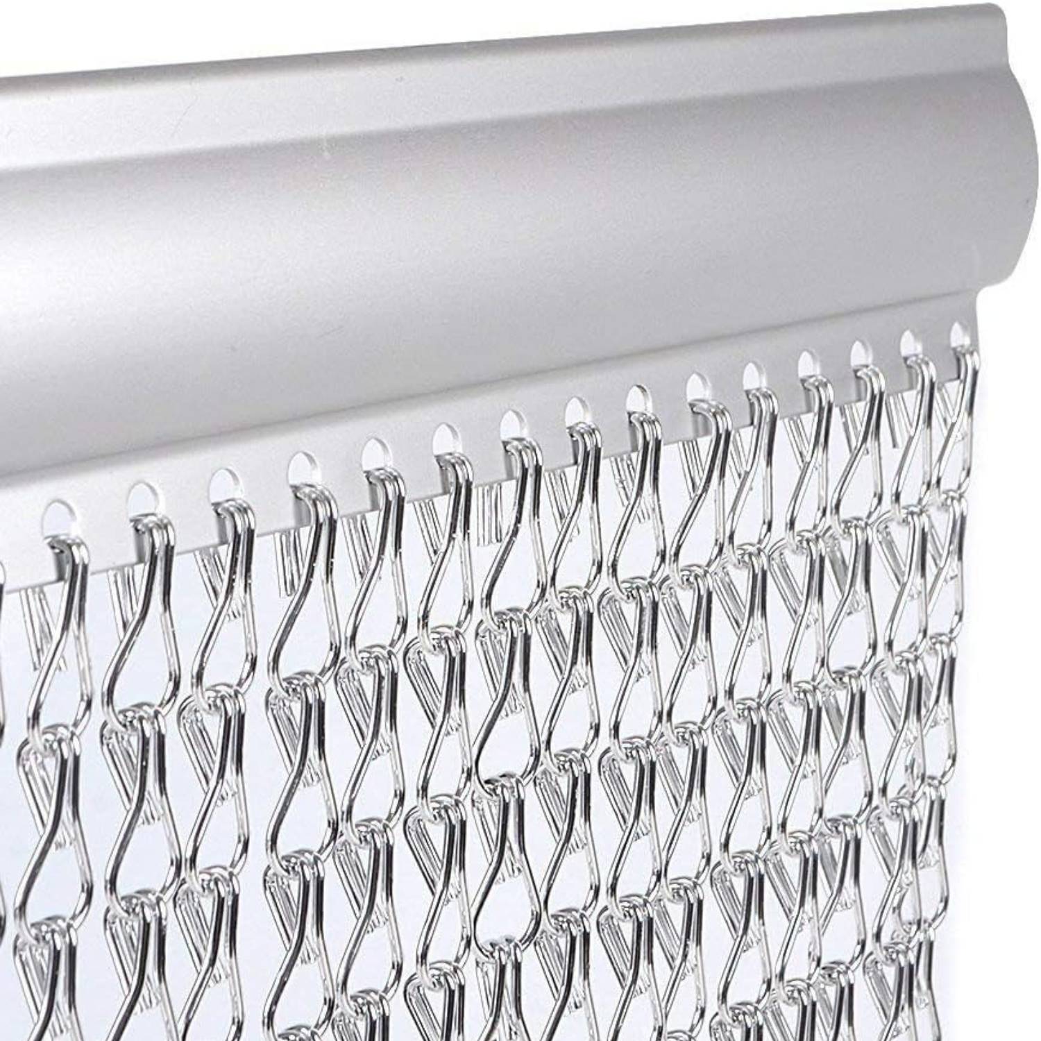 Chain Door Curtain - Silver, image 2