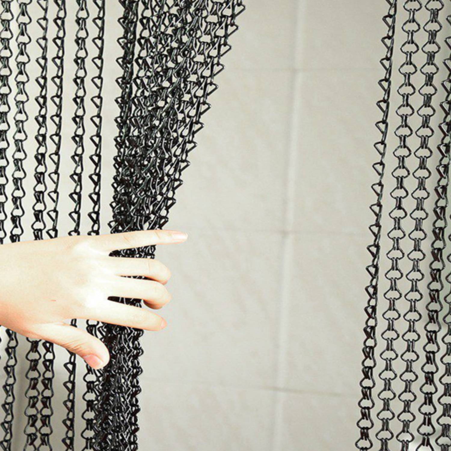 Chain Door Curtain - Silver, image 6