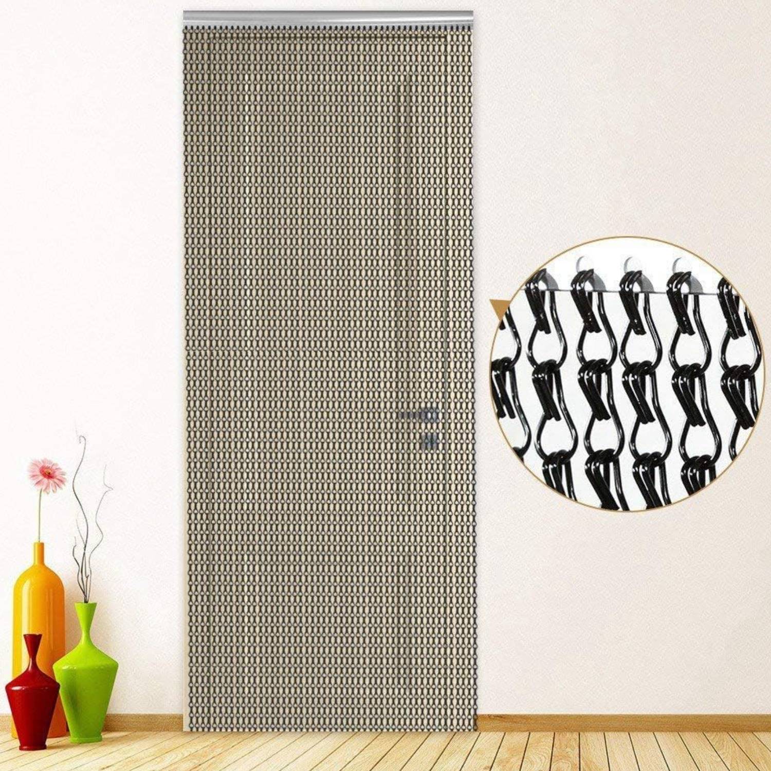 Chain Door Curtain - Silver, image 10